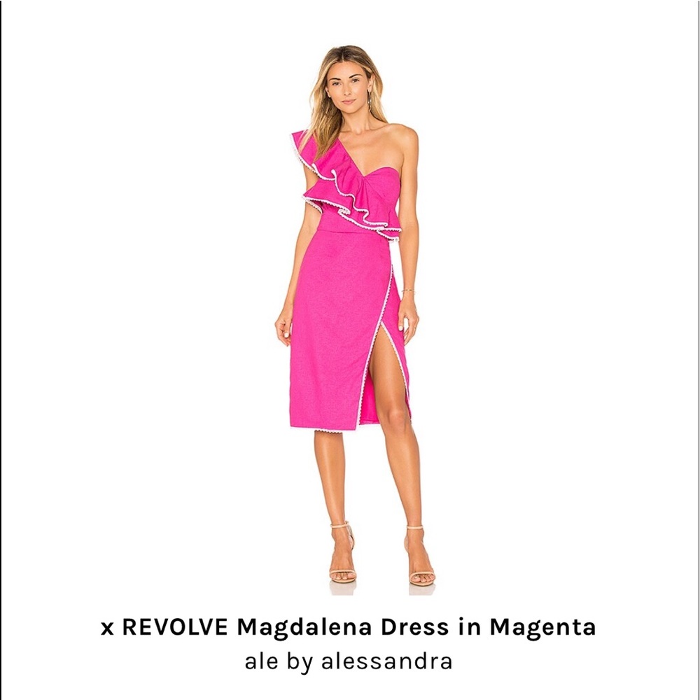 NWOT gorgeous fuscia dress from Revolve